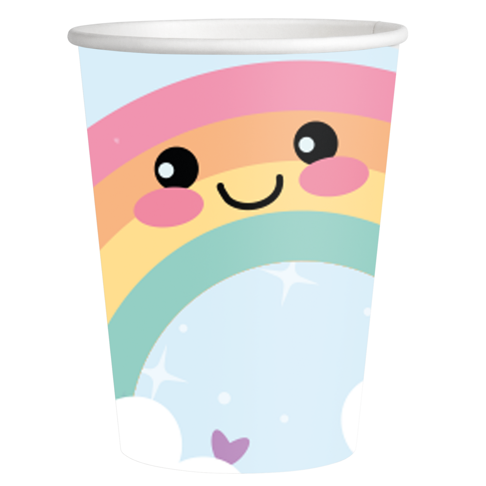 8 Bicchieri HAPPY RAINBOW 250 ml