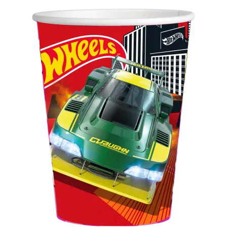 8 Vasos Hot Wheels 250 ml