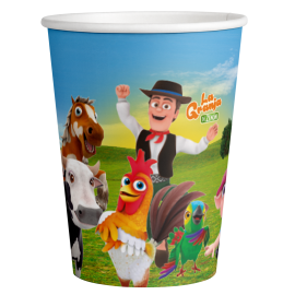 8 Vasos La Granja De Zenon 250 ml