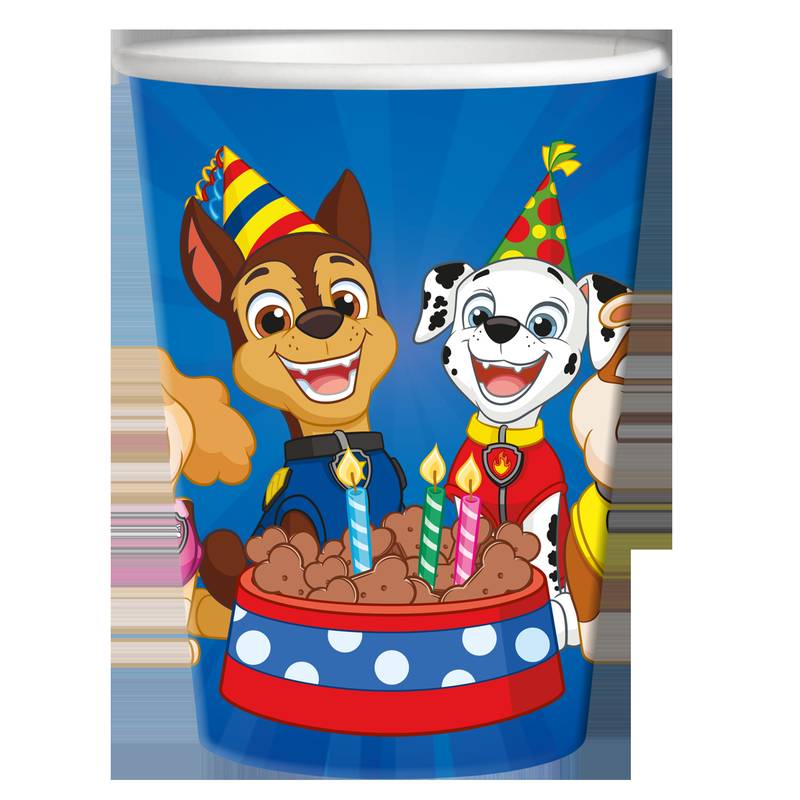 8 bicchieri Paw Patrol 250 ml