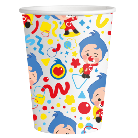 8 bicchieri Plim Plim Clown 250 ml