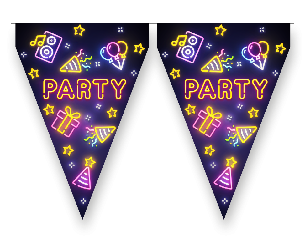 Banderin Glow 3 metros