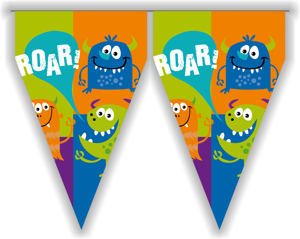 Gagliardetto Fun Monsters 3 metri