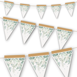 Gagliardetto per feste Greenery Party 3 metri