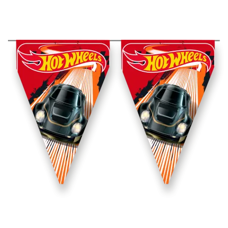 Banderin Hot Wheels 3 m