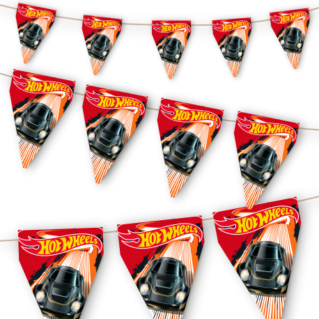 Gagliardetto Hot Wheels 3m
