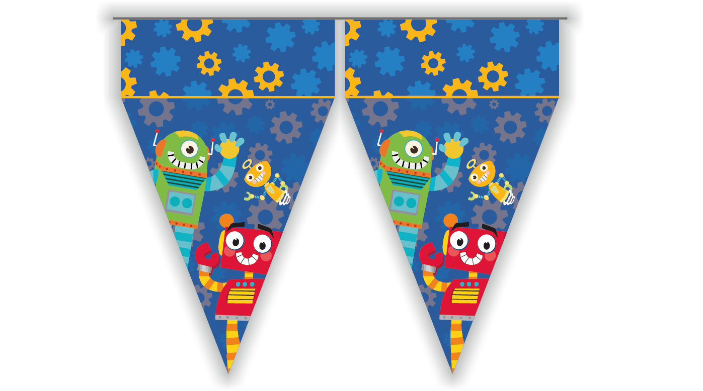 Pennant robot 3 metri
