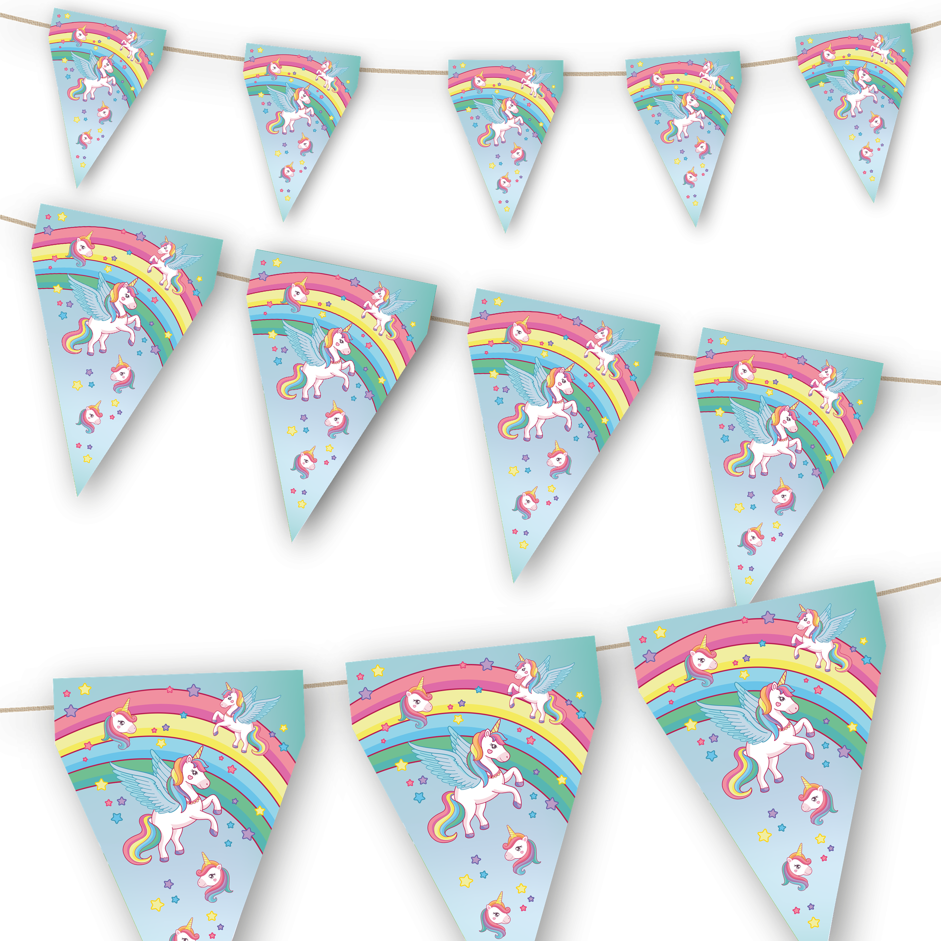 Banderin Unicorn Magic 3 metros