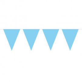 Fanion bleu clair, 3 mètres
