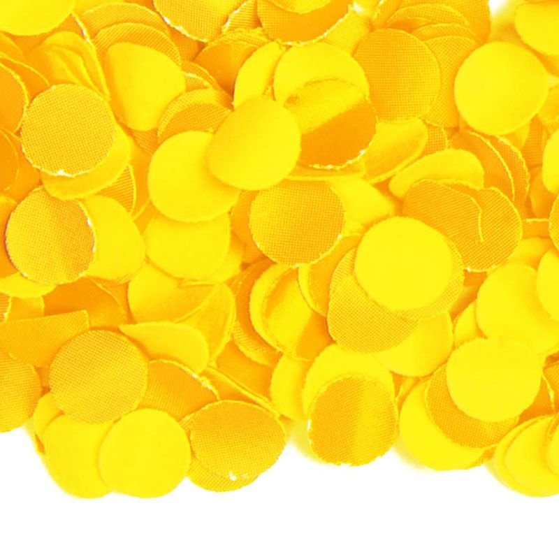 Sachet de confettis jaunes 100 grammes