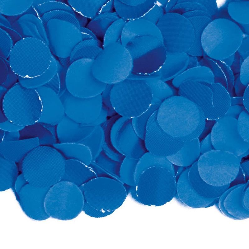 Sacchetto di coriandoli blu da 100 grammi