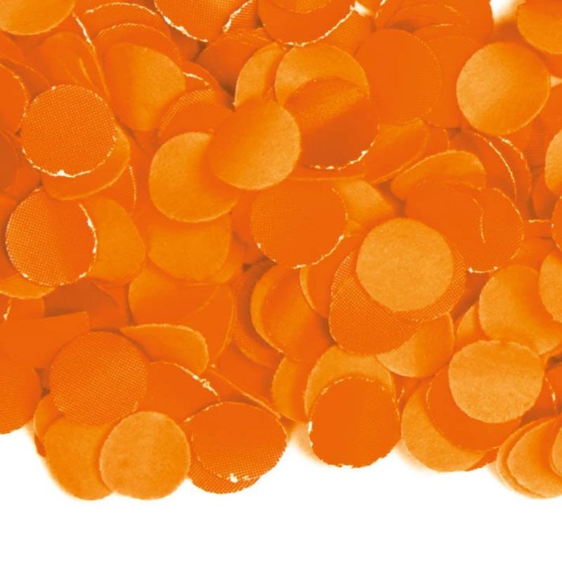 Sachet de confettis 100 grammes Orange