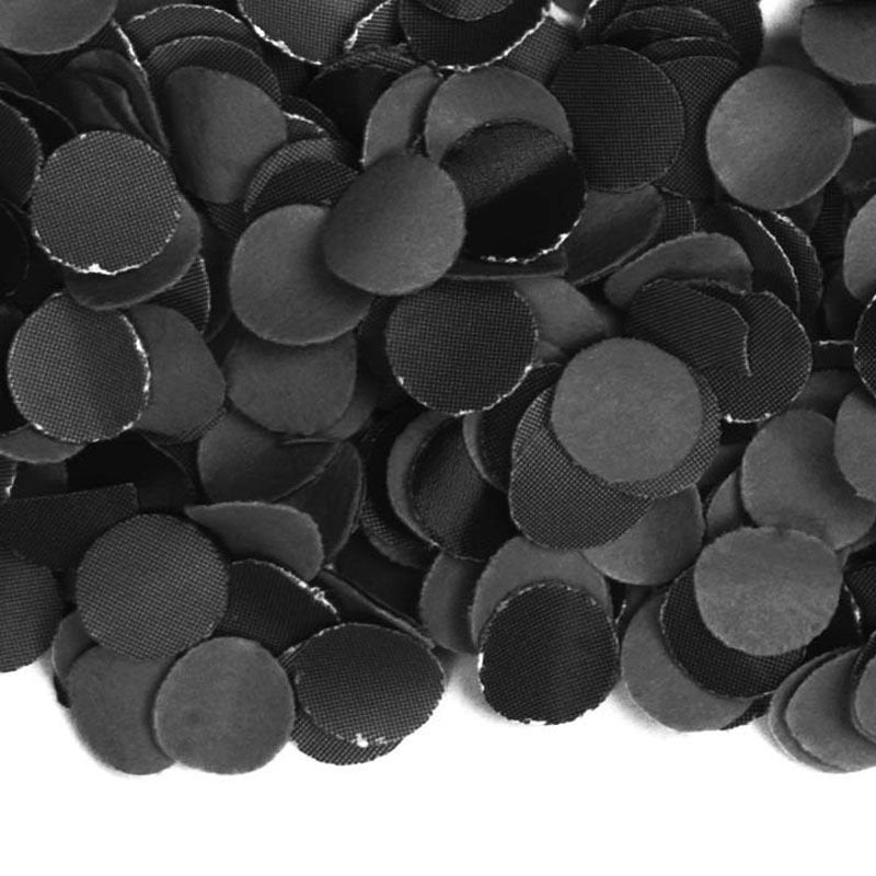 Sacchetto di coriandoli 100 grammi nero
