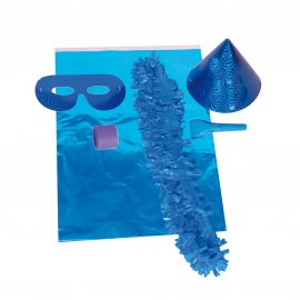 Borsa da festa blu
