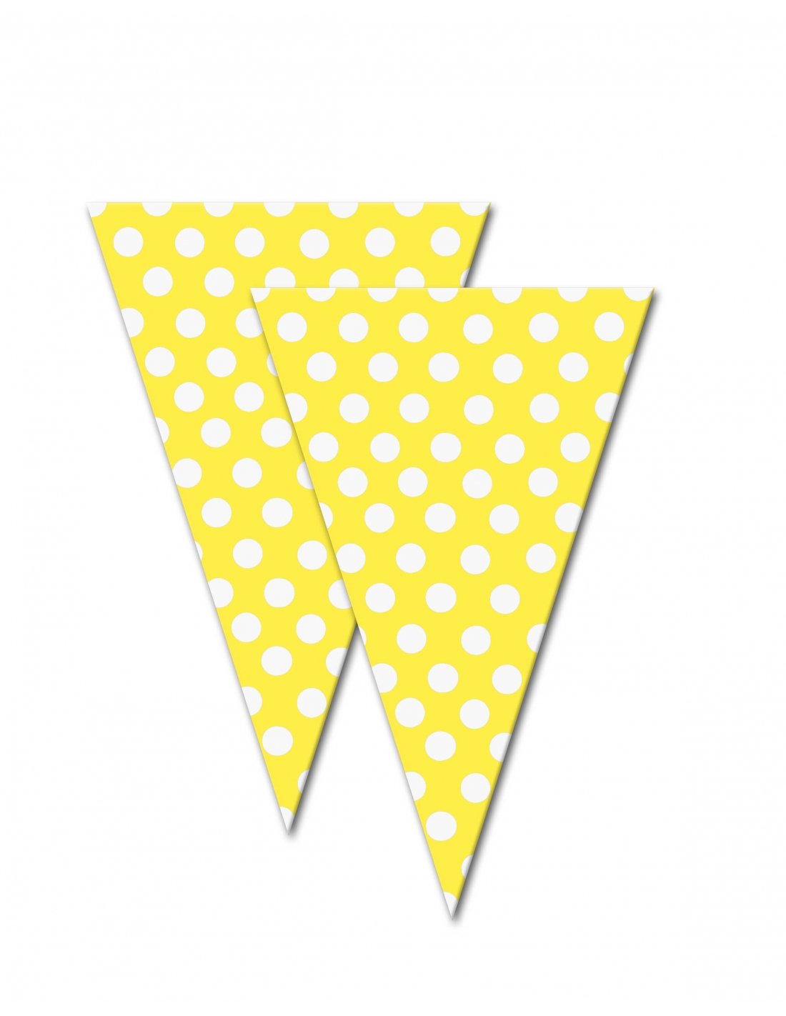 50 sacchetti a pois gialli