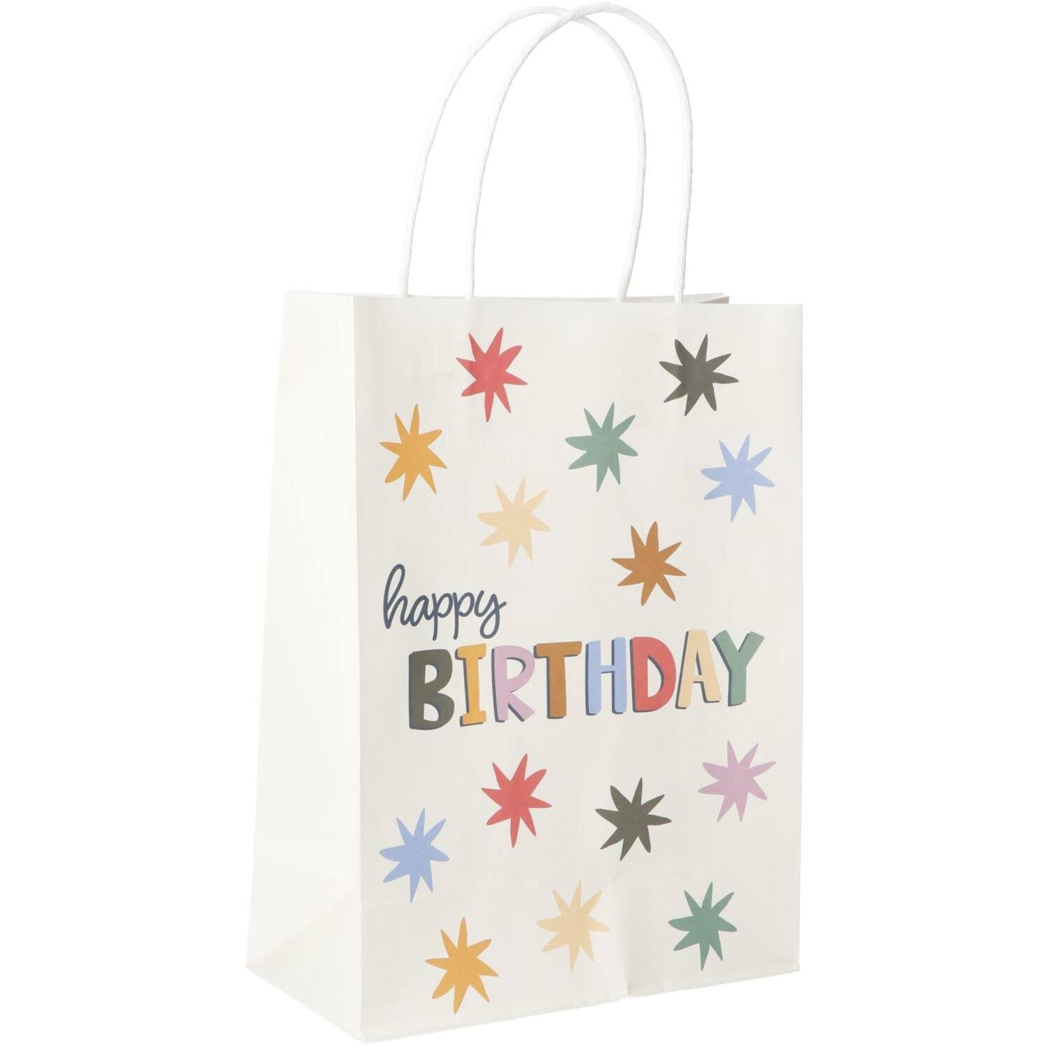 6 sacs cadeaux Starburst 20 x 27 cm