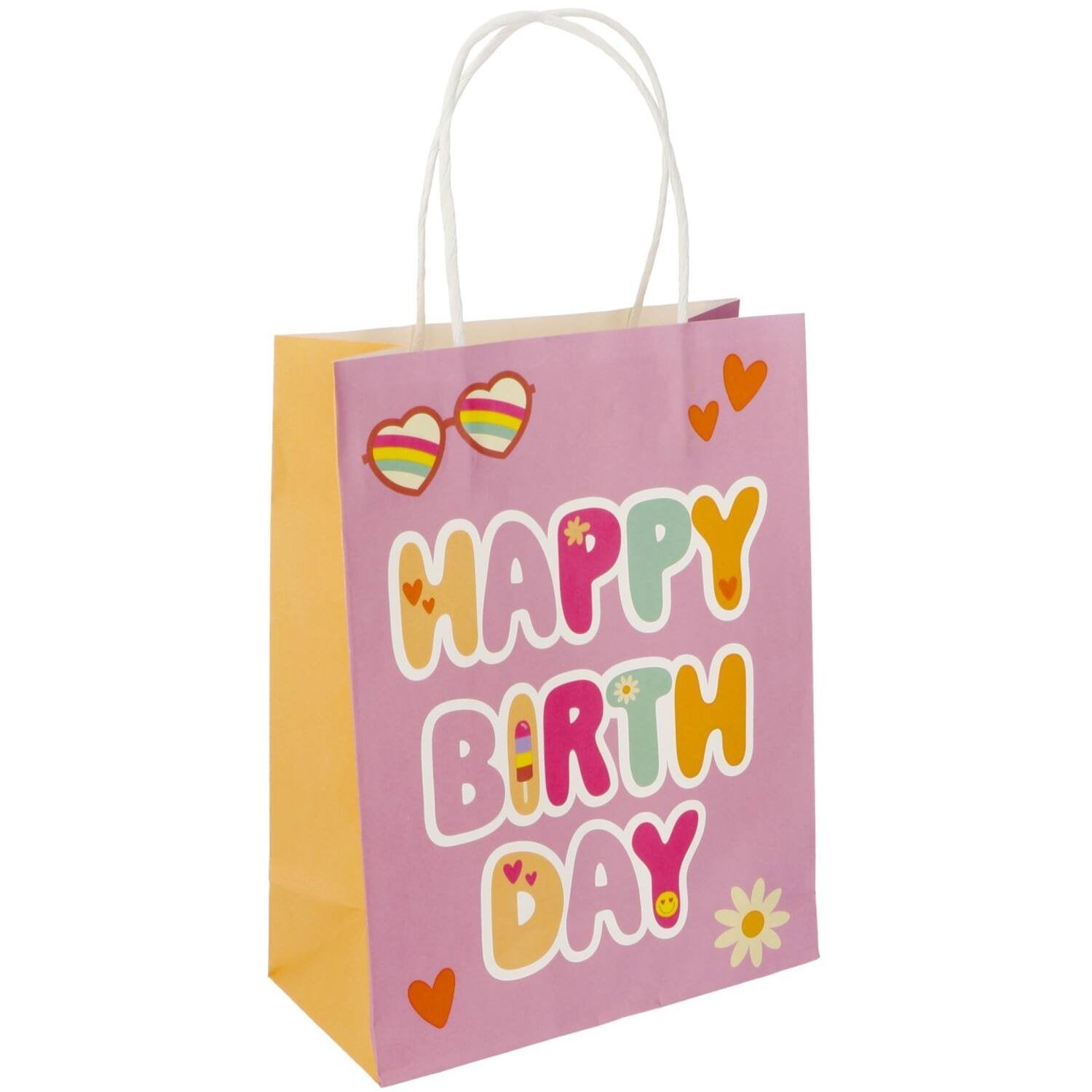 6 sacs cadeaux Boho Girlz 20 x 27 cm