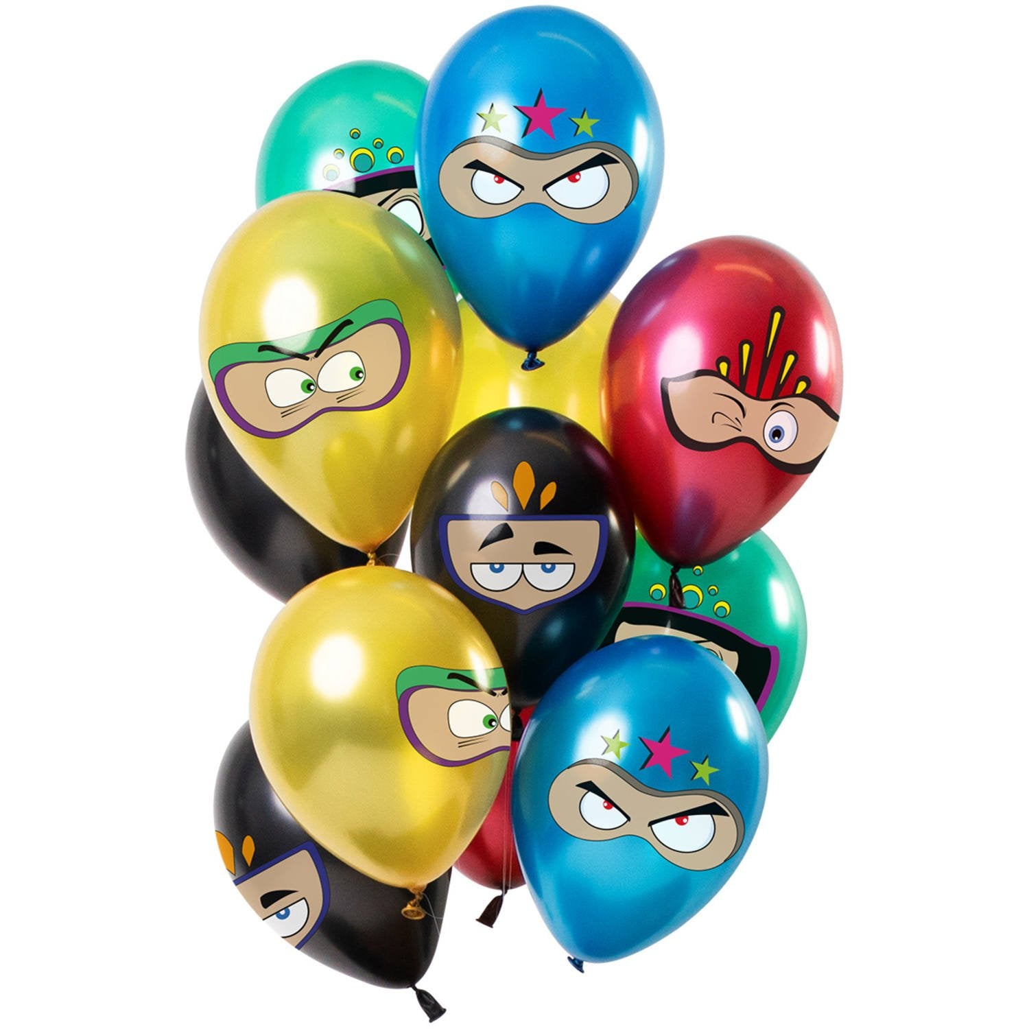 Bouquet de ballons de 12 pièces Super-héros 30 cm