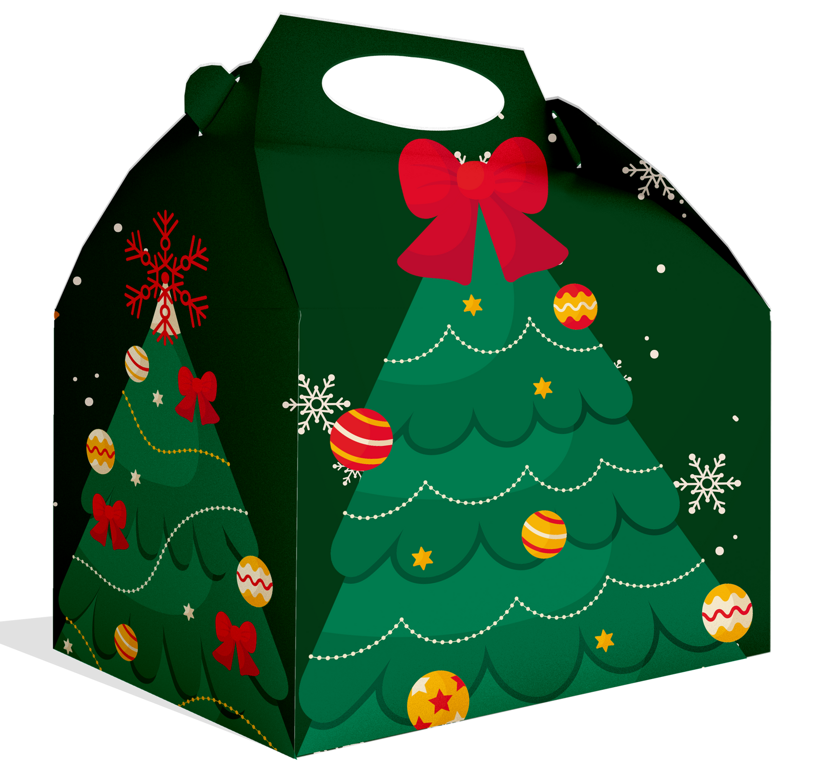 SCATOLA ALBERO DI NATALE 20 x 16 x 11 cm