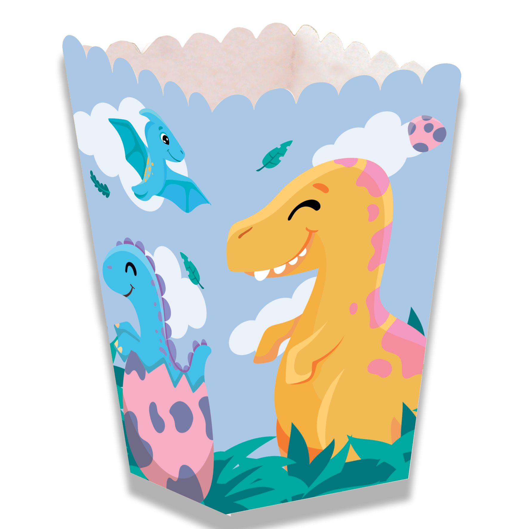 CAJITA ALTA FUNNY DINOSAURS 5 x 5 x 12 cm