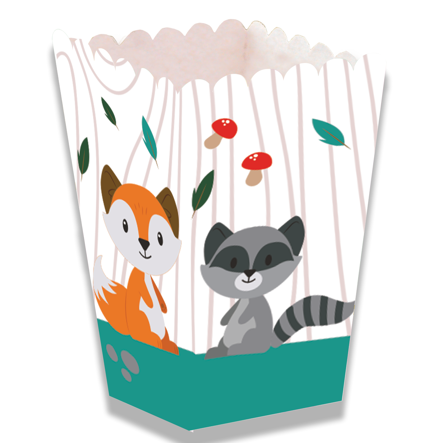 CAJITA FOREST ANIMALS 5 x 5 x 12 cm