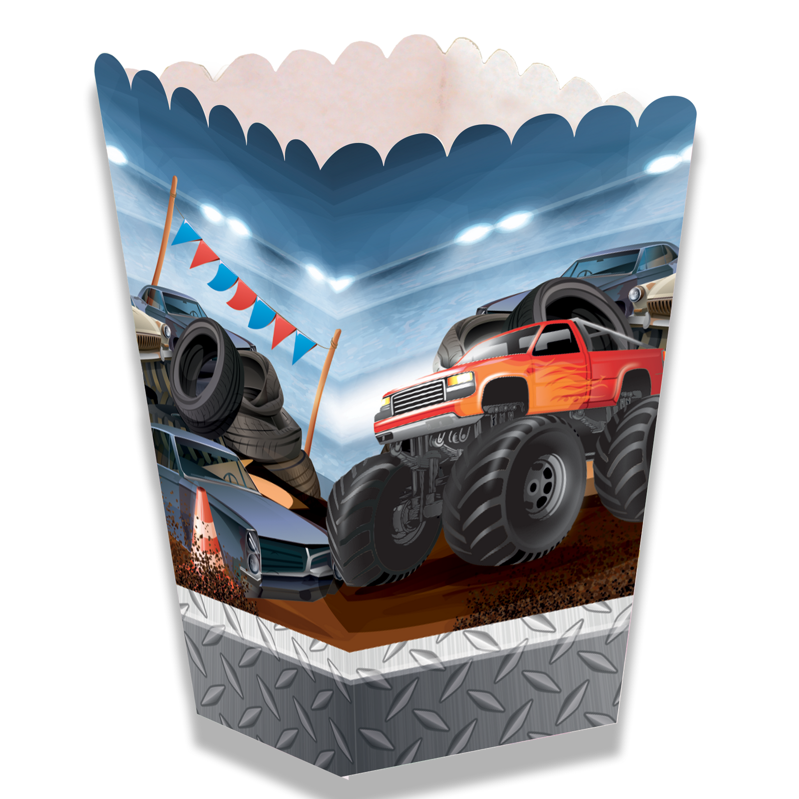 MONSTER TRUCK HIGH SCATOLA 5 x 5 x 12 cm