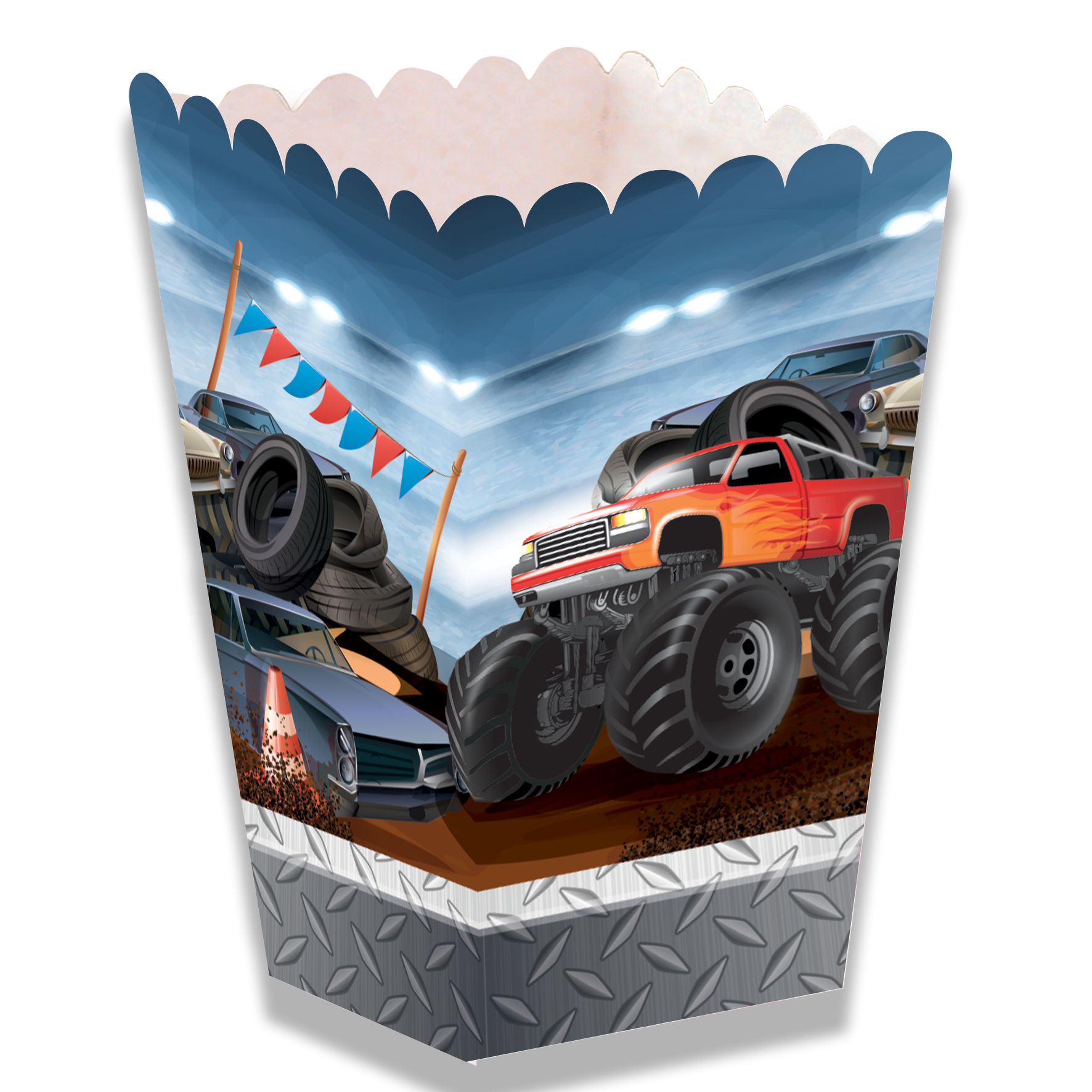 CAJITA ALTA MONSTER TRUCK 5 x 5 x 12 cm