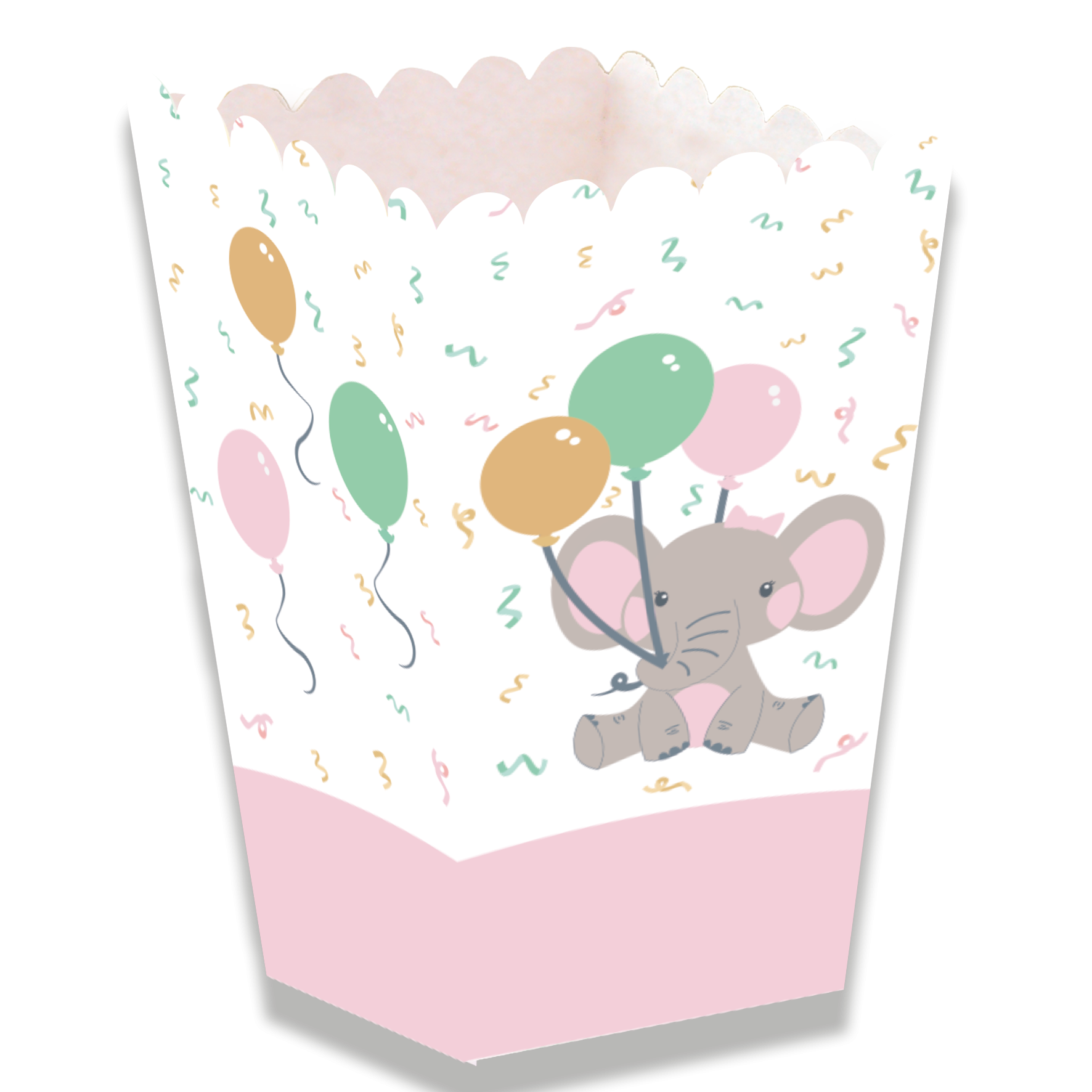 Cajita Alta Pink Elephant 5 x 5 x 12 cm