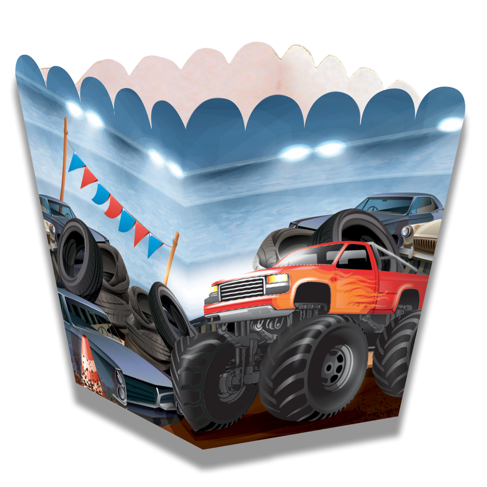 MONSTER TRUCK LOW SCATOLA 5 x 5 x 7 cm