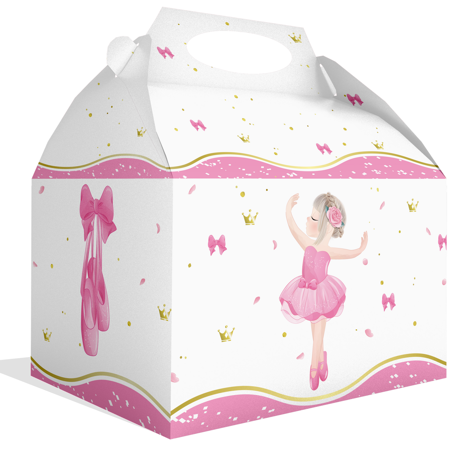 SCATOLA PER FESTA DI BALLETTO 20 x 16 x 11 cm