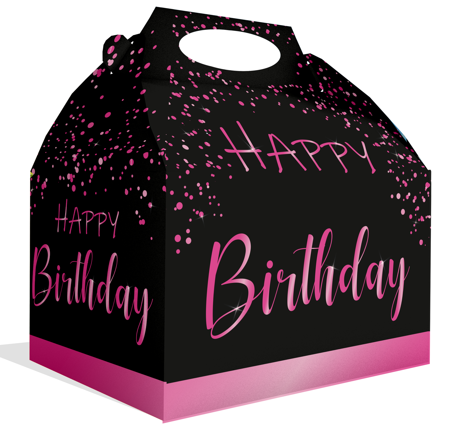 ELEGANTE SCATOLA ROSA 20 x 16 x 11 cm