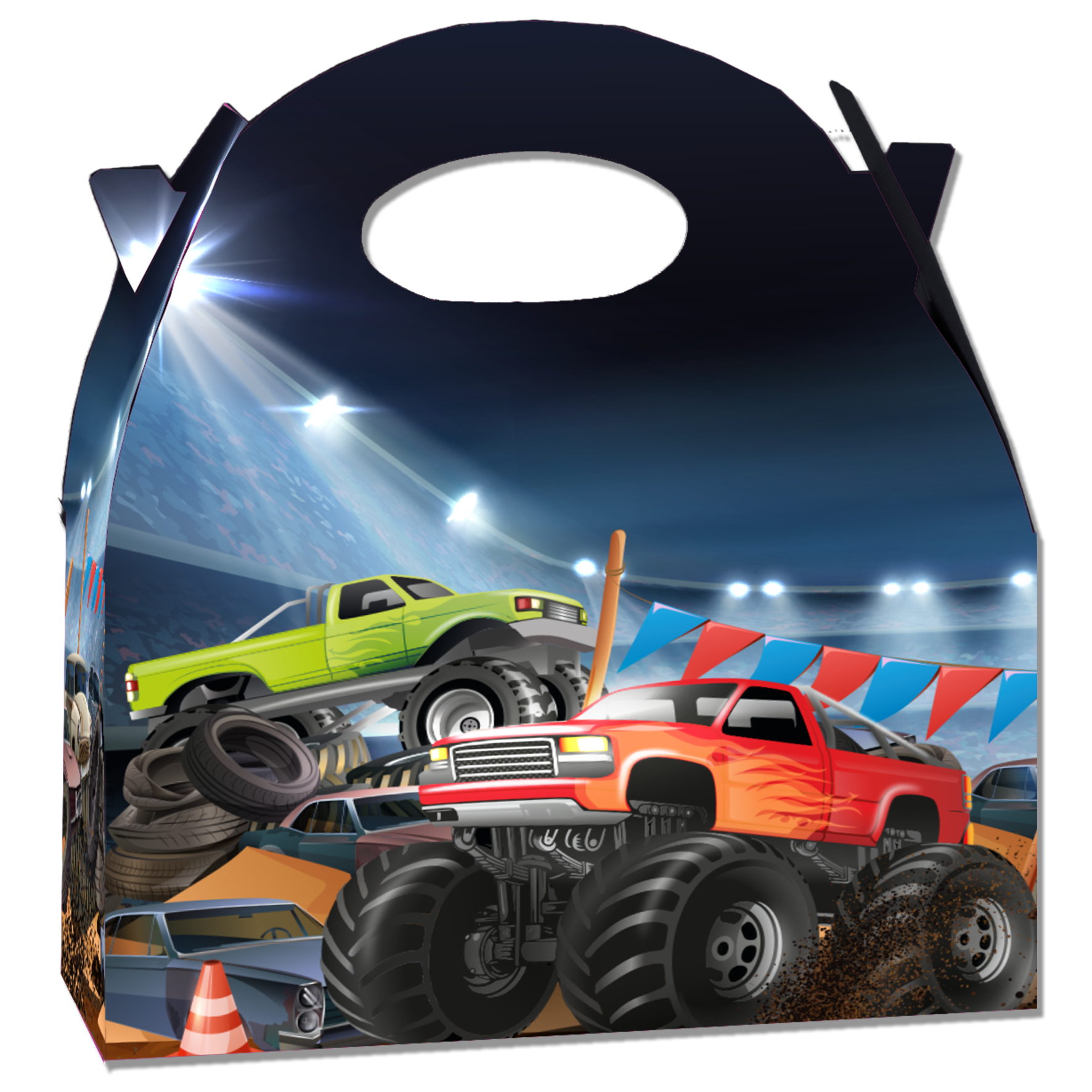 CAJITA MONSTER TRUCK 20 x 16 x 11 cm