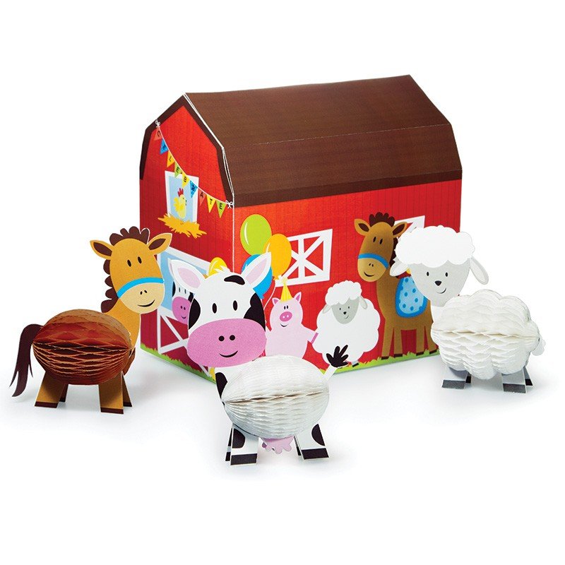 CENTRO DE MESA (4 FIGURAS) FARM ANIMALS