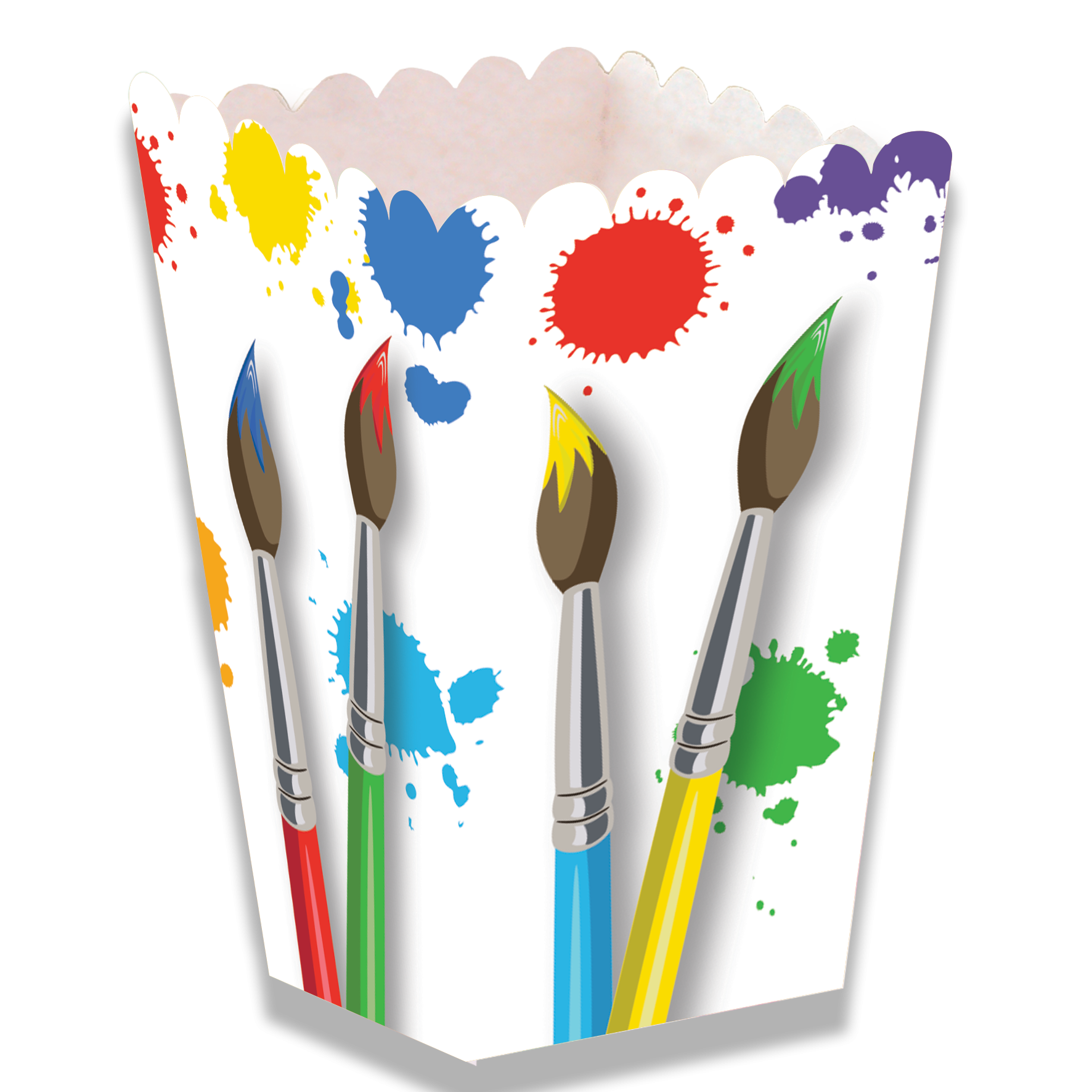 Cajita Alta Art Party 5 x 5 x 12 cm