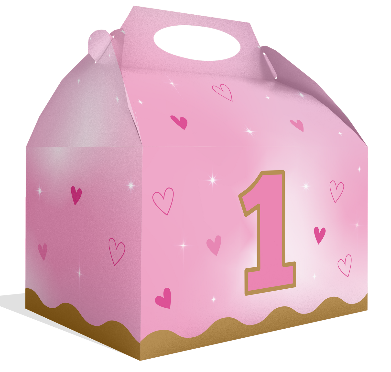 Scatola per bambina di 1 anno 20 x 16 x 11 cm