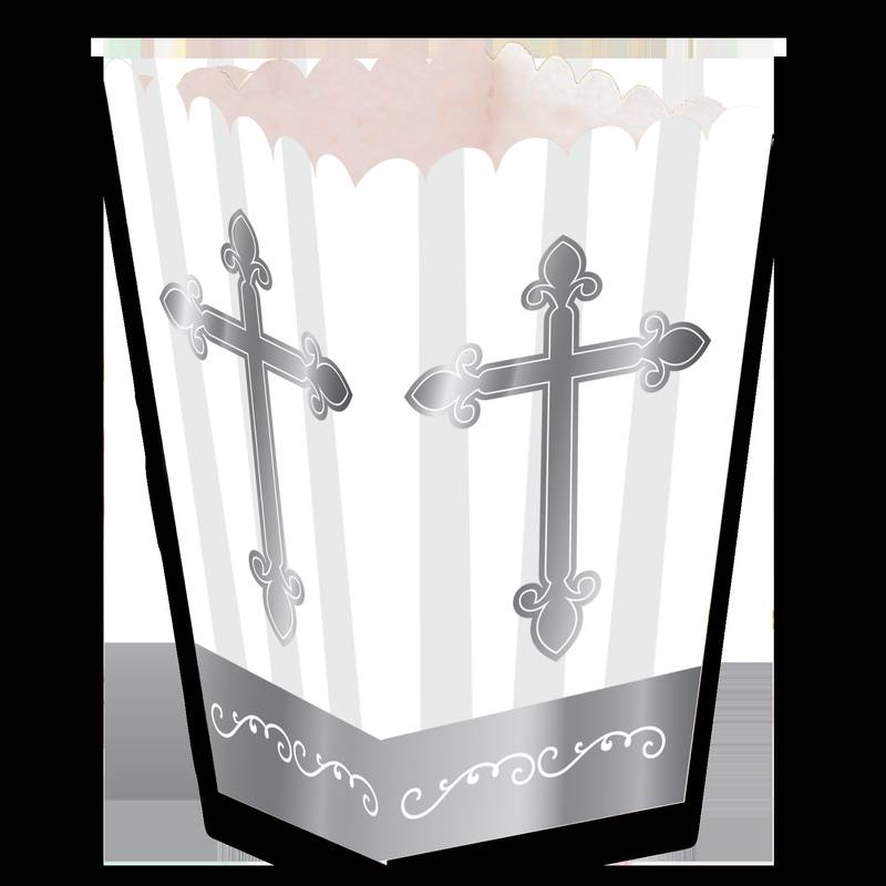 Scatola alta Divinity Silver 5 x 5 x 12 cm
