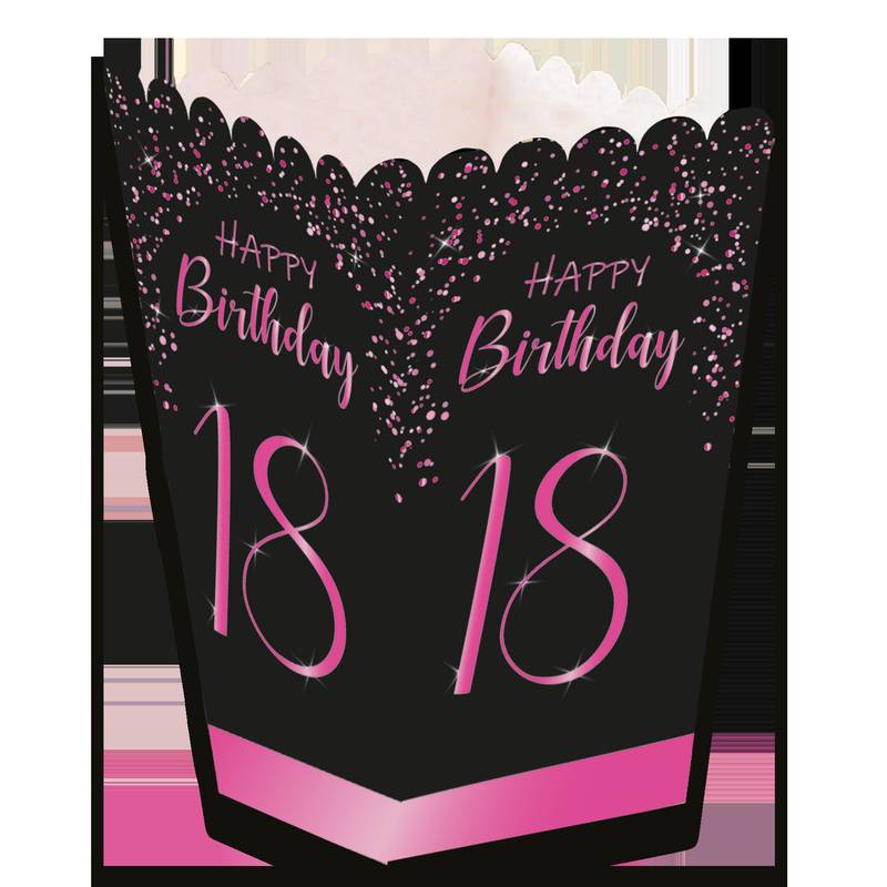 Cajita Alta Elegant Pink 18 años 12 x 5 x 5 cm