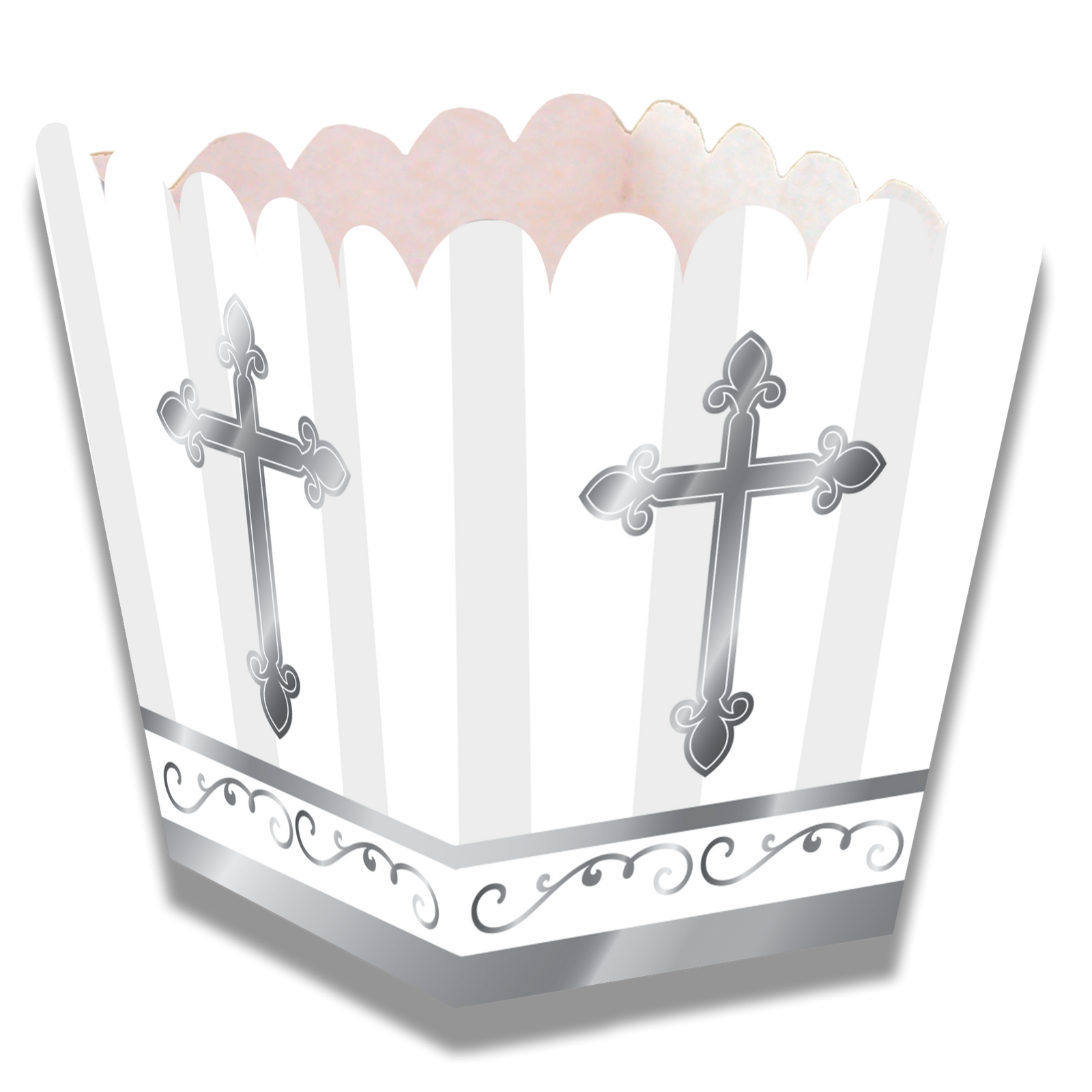 Scatola bassa Divinity Silver 5 x 5 x 7 cm