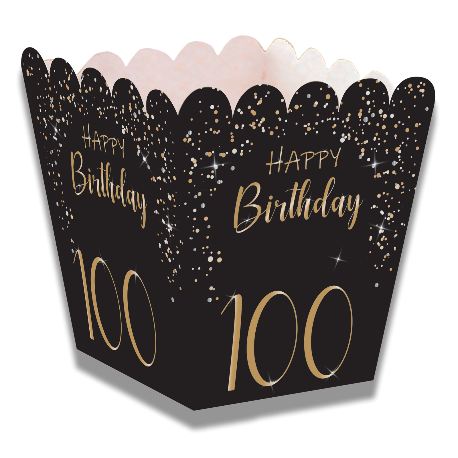 Elegante scatola nera bassa 100 anni