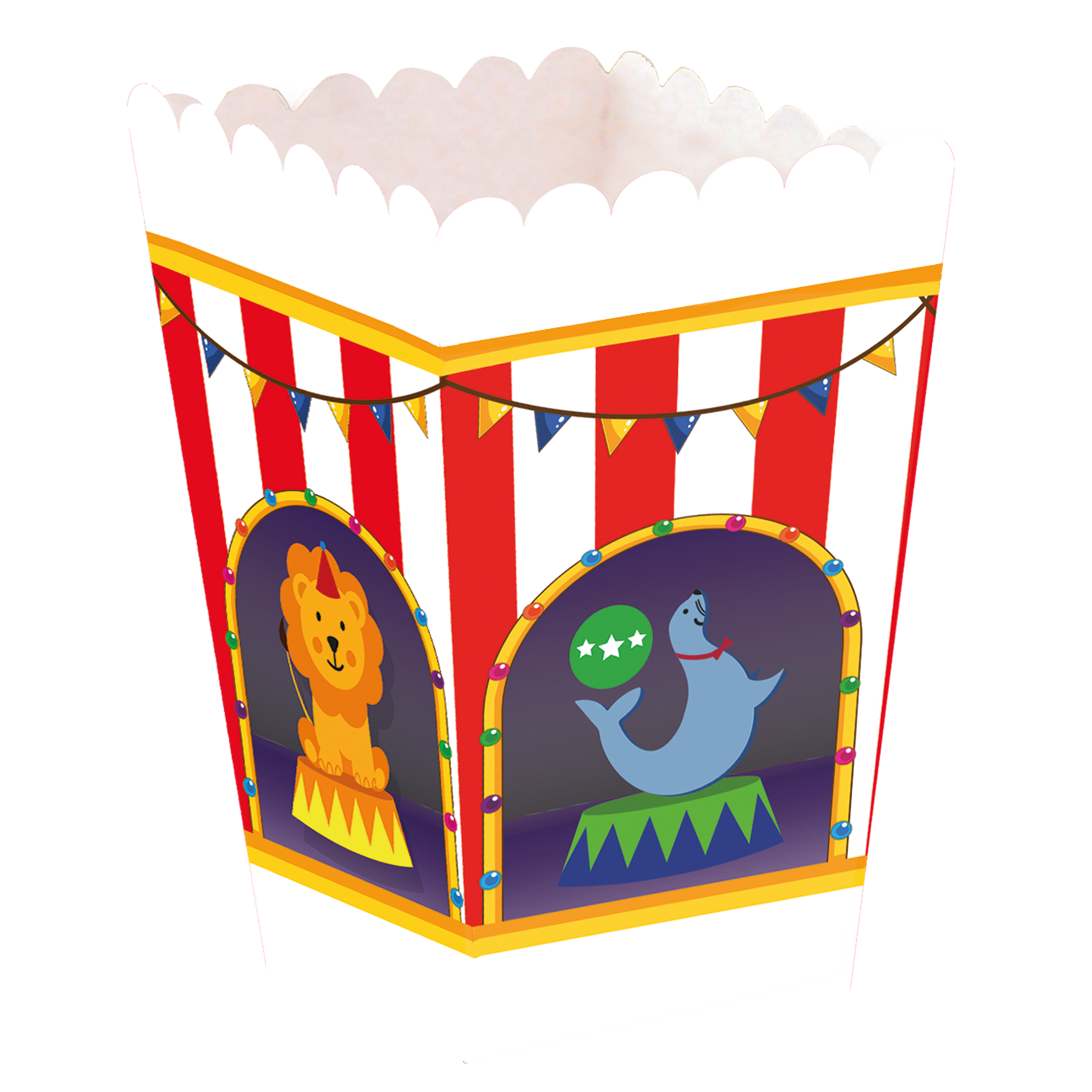 Cajita Circo Alta 5 x 5 x 12 cm