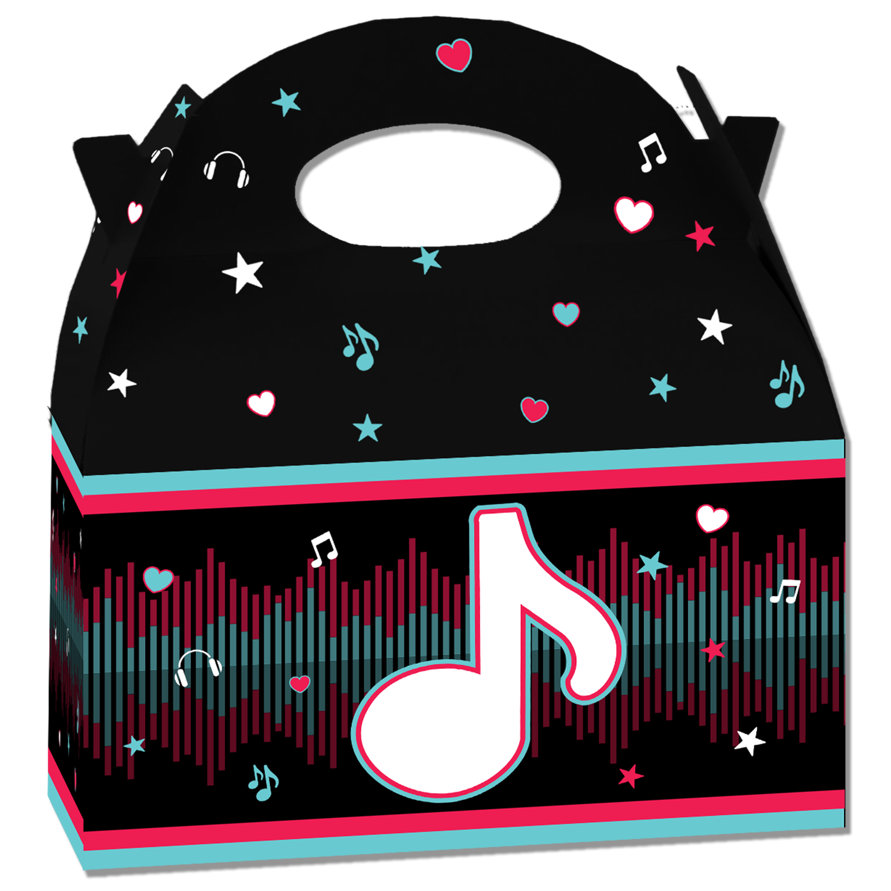 Scatola per feste danzanti 20 x 16 x 11 cm