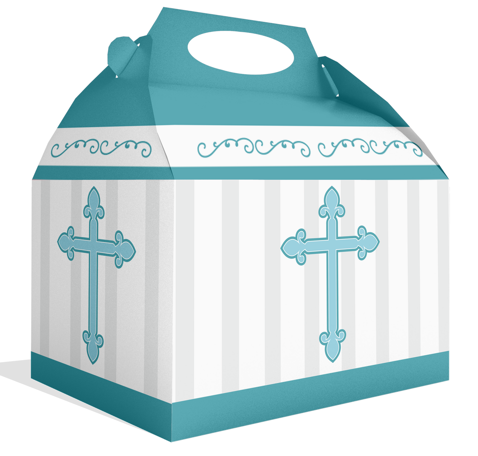 Scatola blu Divinity 20 x 16 x 11 cm