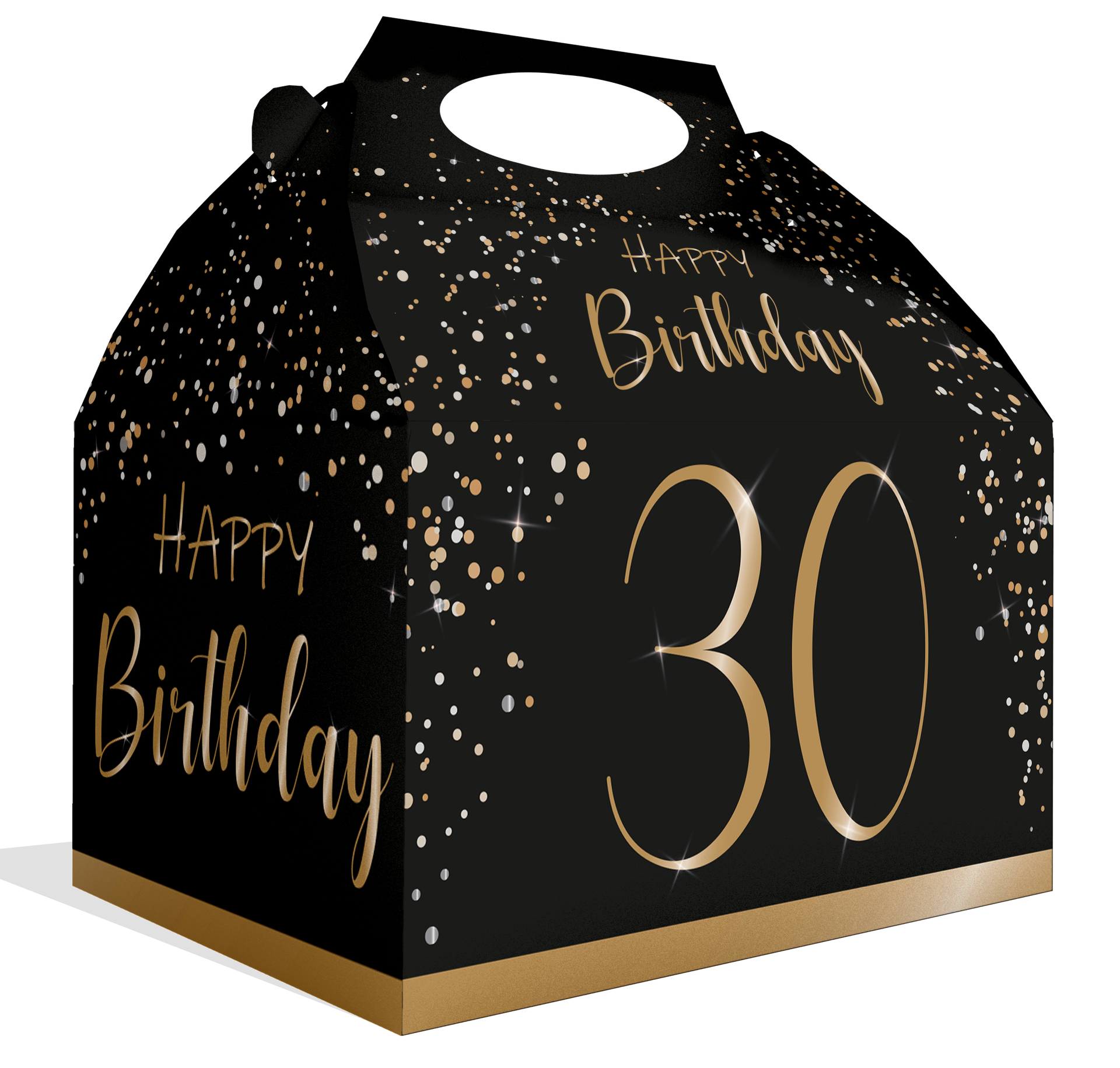 Coffret noir élégant pour le 30e anniversaire