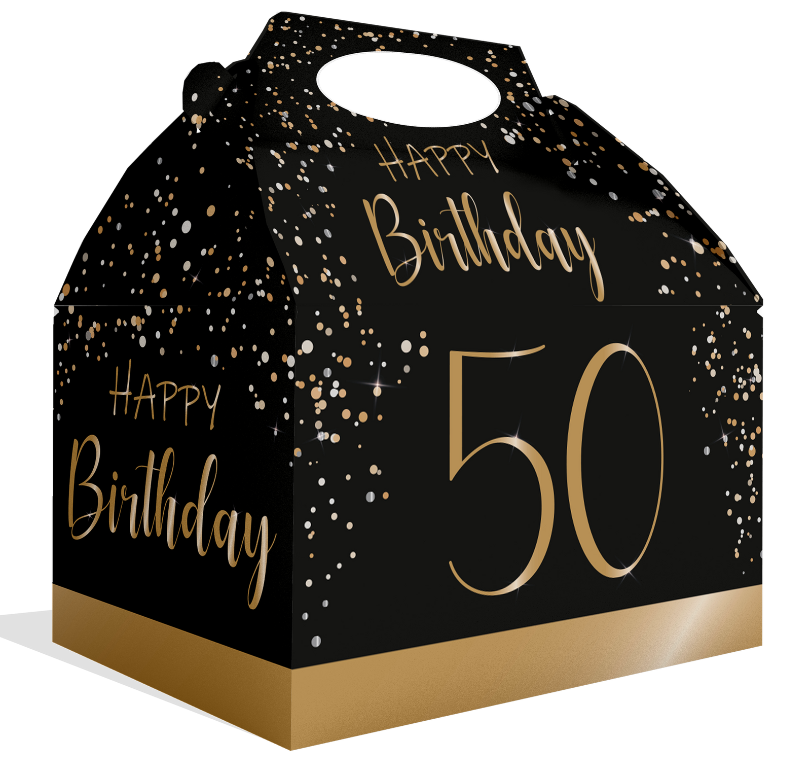 Elegante scatola nera per il 50° anniversario