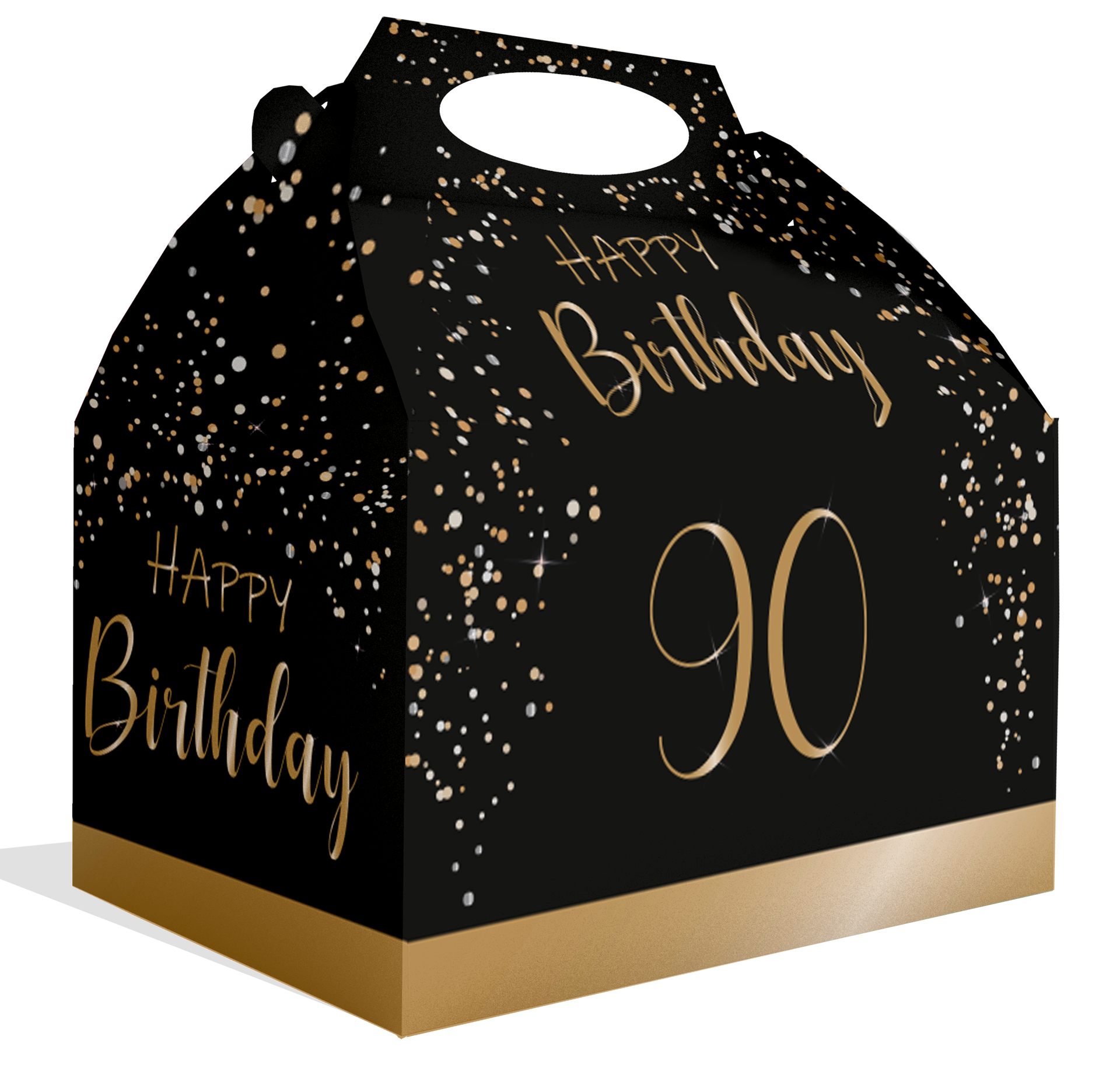 Cajita Elegant Negro 90 Años