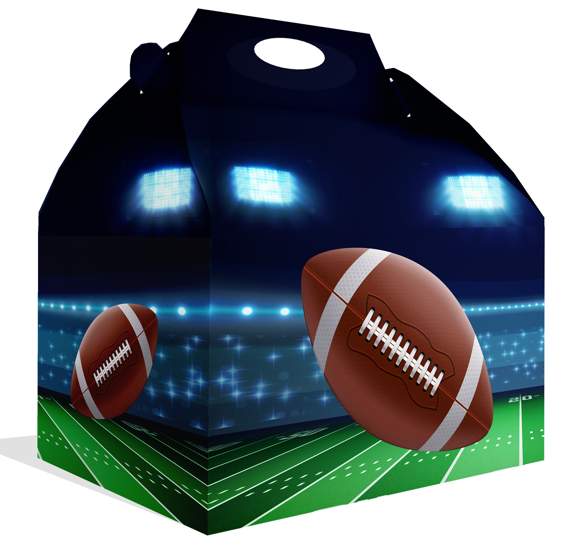 Cajita Rugby 20 x 16 x 11 cm