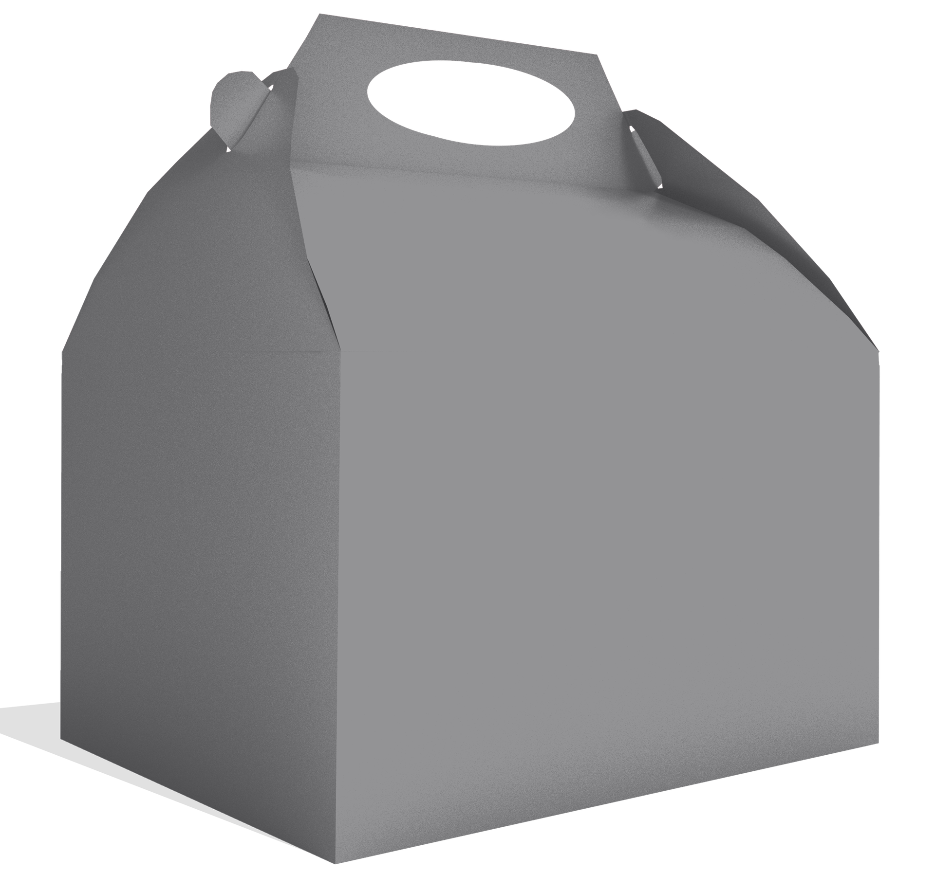 Scatola d'argento 20 x 16 x 11 cm