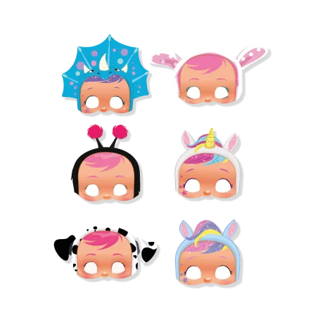 6 Caretas Bebés Llorones