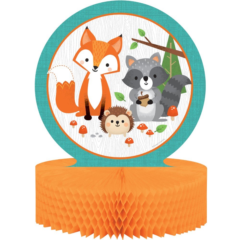 Centre de table Animaux de la forêt BOIS