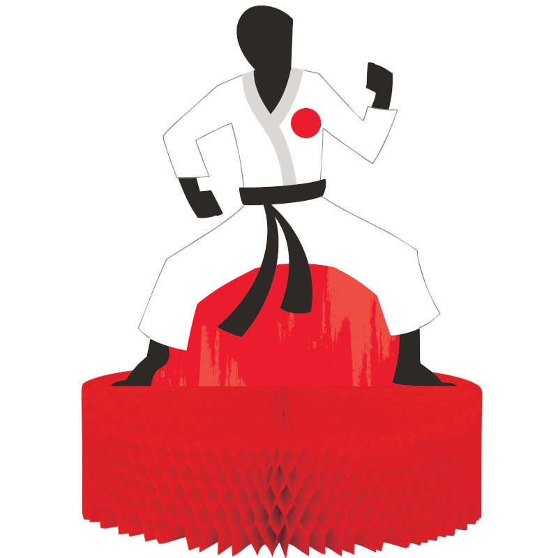 Centrotavola per feste di karate